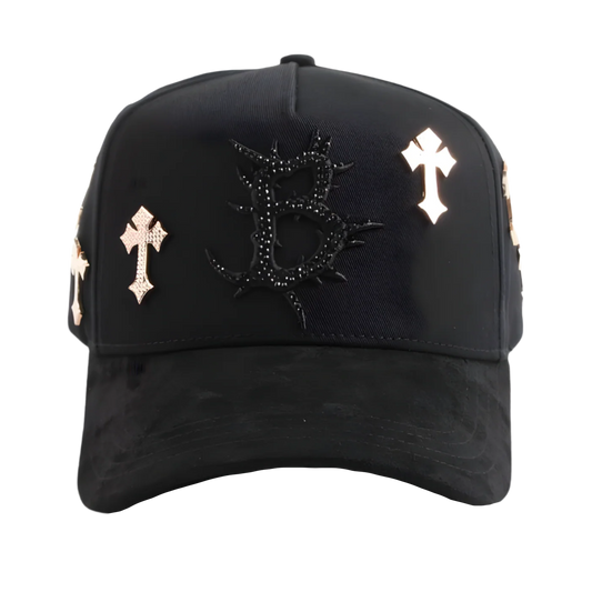 B CROSS 24K ROSE GOLD - BARBAS HATS