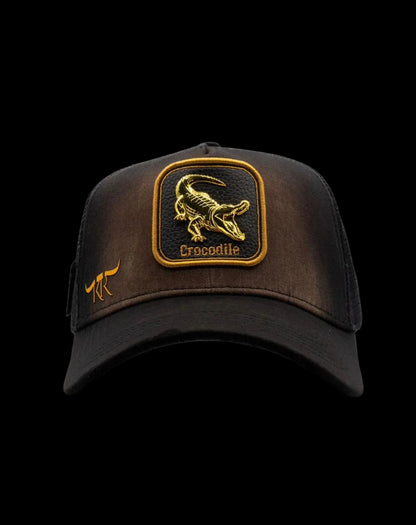 COCODRILO BROWN / GOLD MAYA