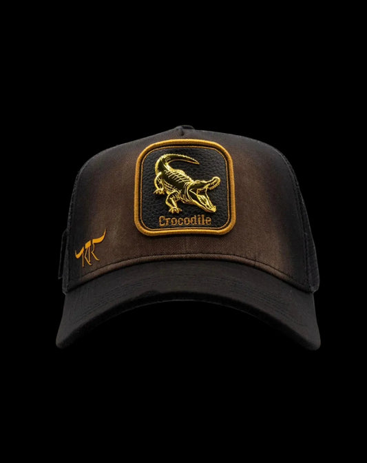 COCODRILO BROWN / GOLD MAYA